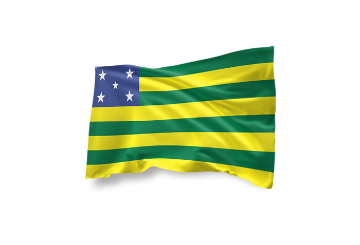 Bandeira estado de Goiás